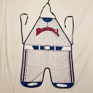Vintage Baseball Superstar Apron Made in Taiwan